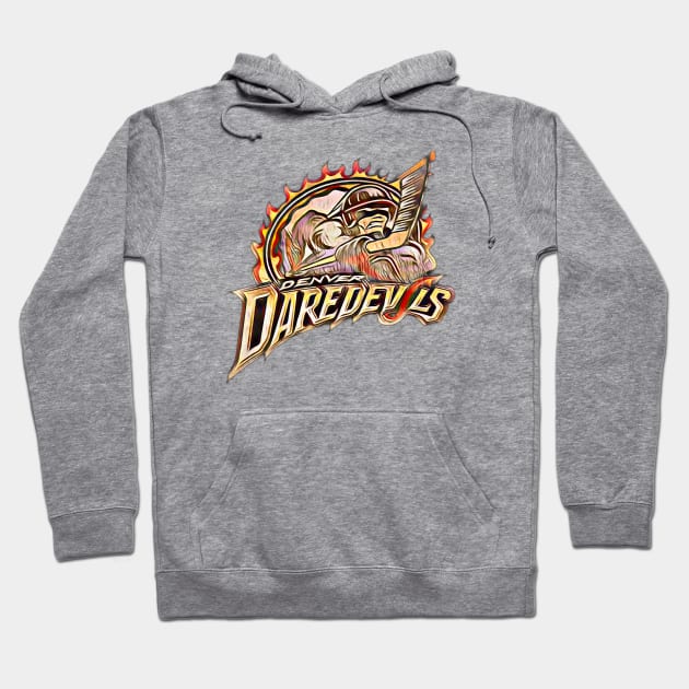 Denver Daredevils Roller Hockey Hoodie by Kitta’s Shop